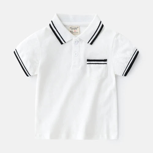 boys' polo shirt, kids' clothing, summer fashion, casual wear, comfortable, summer shirt