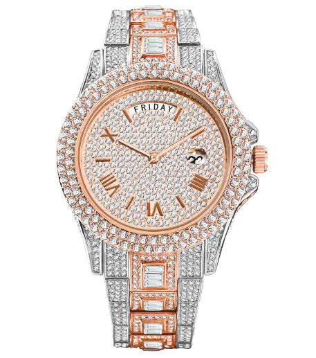 Men's Luxury Crystal Watches - HERITAGE HOME 