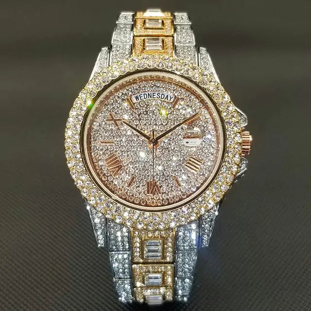 Men's Luxury Crystal Watches - HERITAGE HOME 