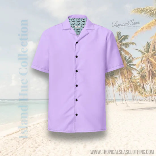 Deep Purple button shirt - HERITAGE HOME 