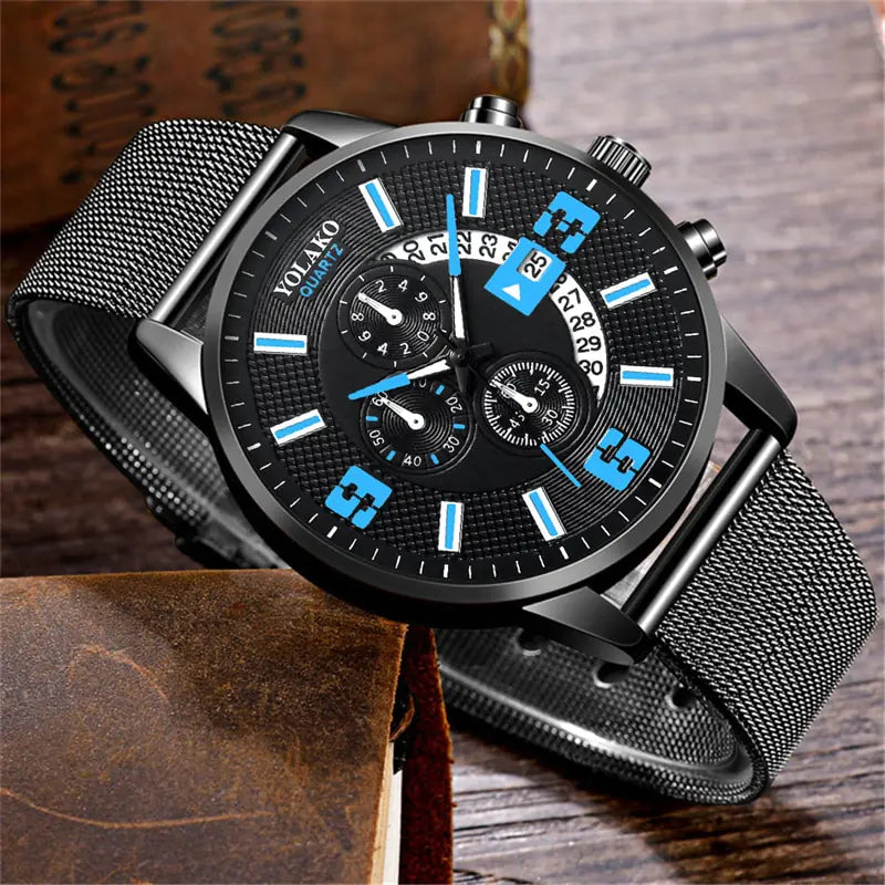 Watches Mens Fashion Calendar - HERITAGE HOME 