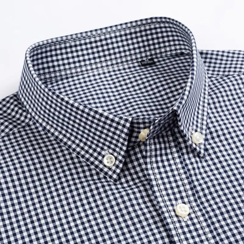 Plaid Casual Versatile Polo Shirt - HERITAGE HOME 