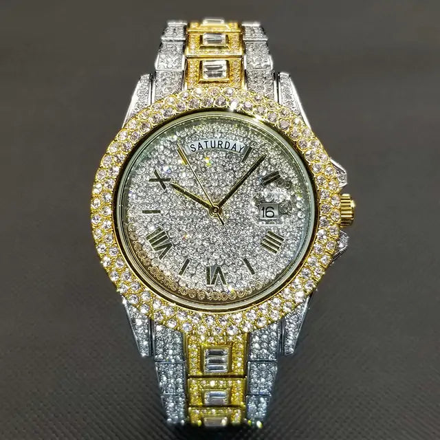 Men's Luxury Crystal Watches - HERITAGE HOME 