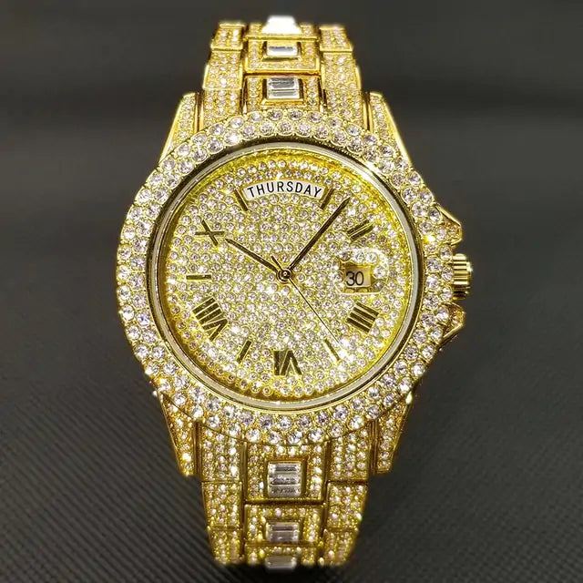 Men's Luxury Crystal Watches - HERITAGE HOME 