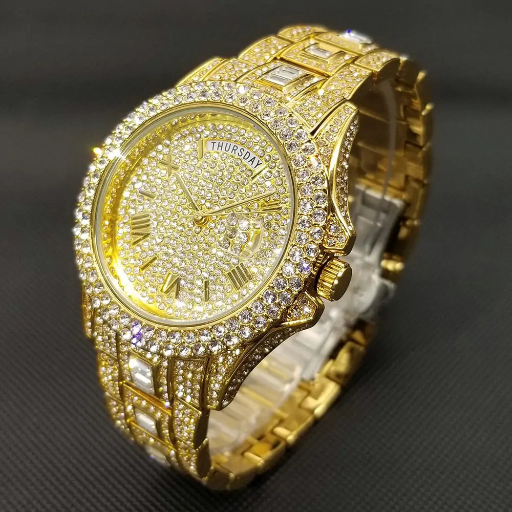 Men's Luxury Crystal Watches - HERITAGE HOME 