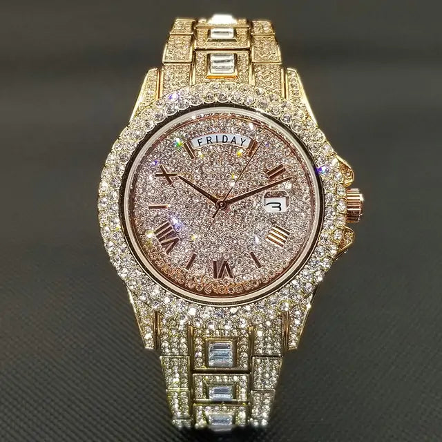 Men's Luxury Crystal Watches - HERITAGE HOME 