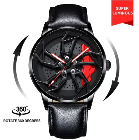 Men 3D Real Wheel Watches - HERITAGE HOME 